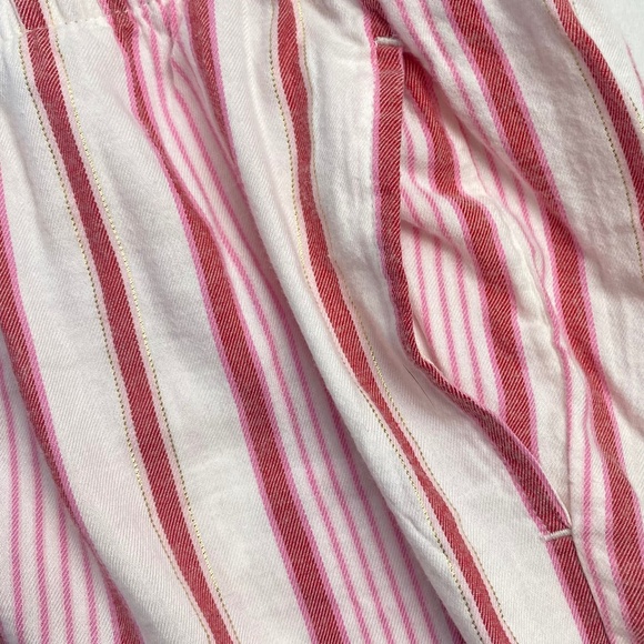 VICTORIA’S SECRET Candy Cane Stripe Red Flannel Long Pajamas Set Size S - Picture 13 of 13